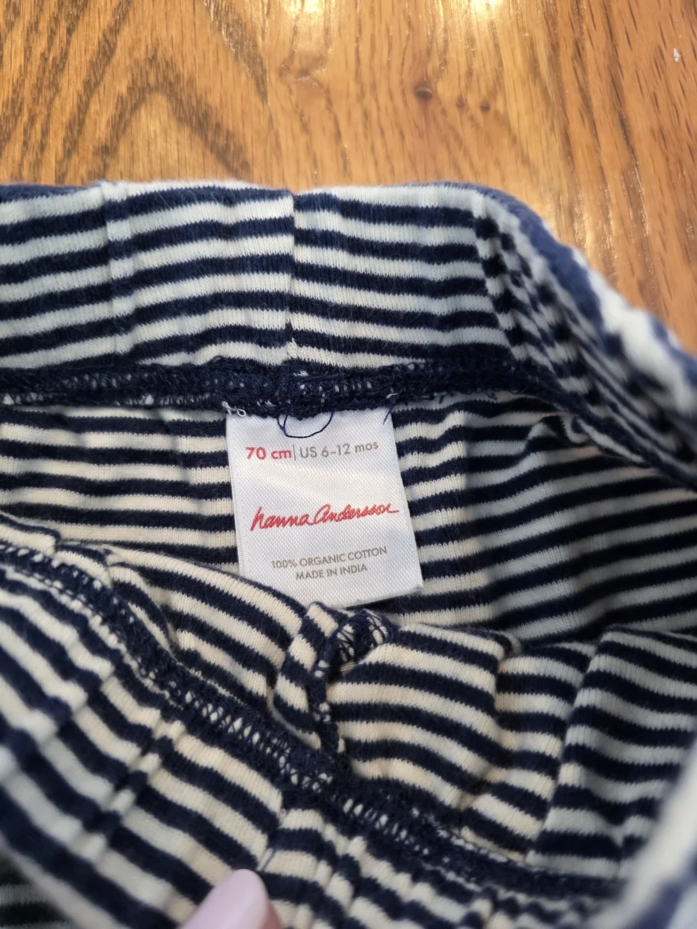 Hanna Andersson Navy Infant Wrap Bodysuit